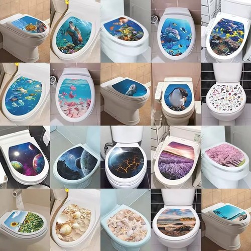Toilet lid sticker for - ,