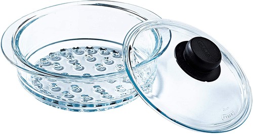 Pyrex glass insert - glass, lid