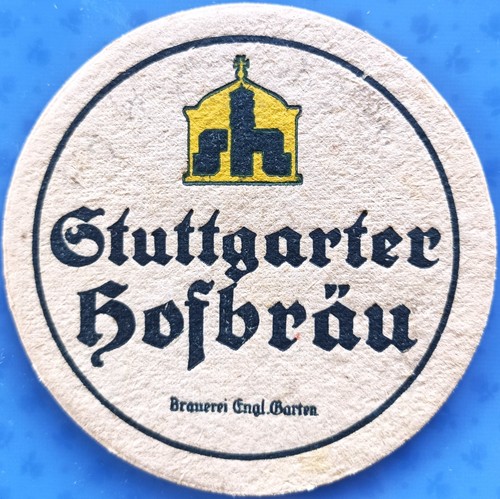 Old beer mat - vk, stuttgarter