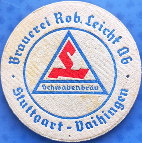 Old beer mat brewery rob - beer,