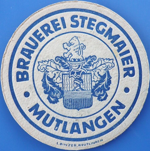 Old beer mat brewery - , stegmaier