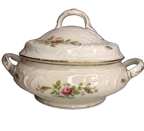 Rosenthal moss rose terrine - moss,