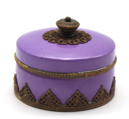 Antique lidded box - antique,