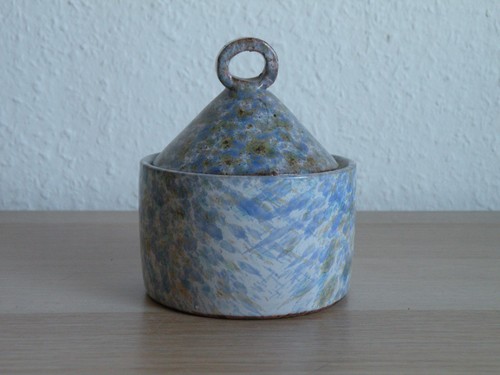 Vallauris jar lidded - vallauris,