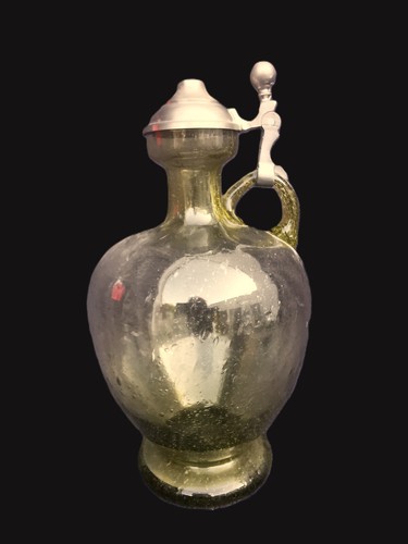Pitcher narrow neck jug green - pitcher,