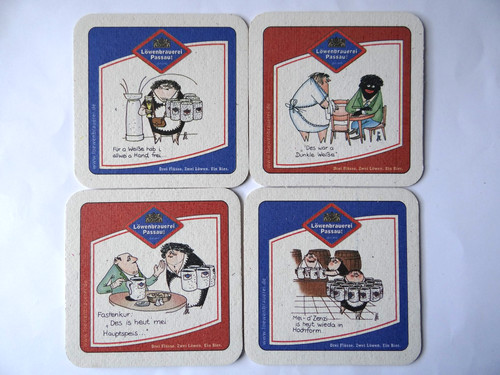 Older beer mats - beer,