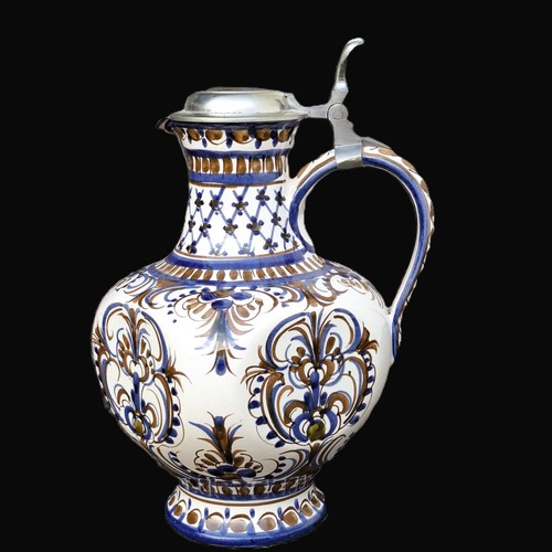 Pottery pitcher asn anton - pitcher,