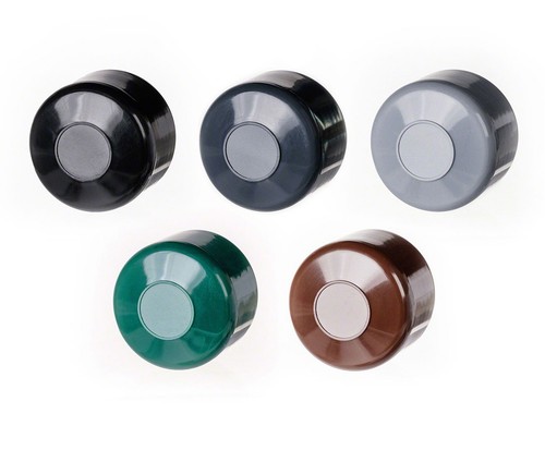 Fence post caps round plugs